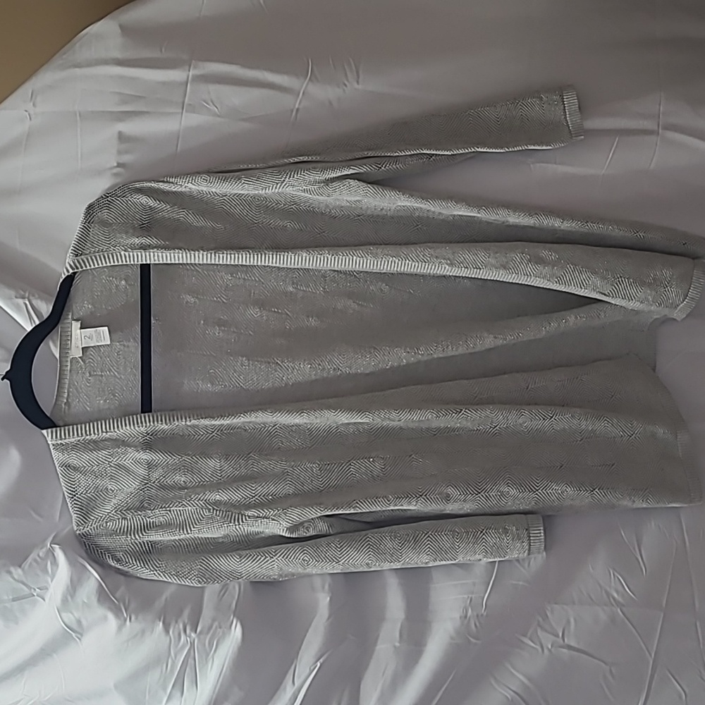 Chico's silver sweater